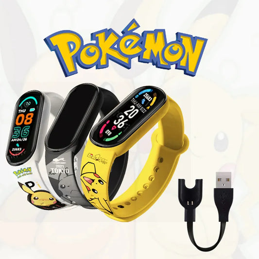 $19.99! Original 2022 Pokemon Pikachu Smart Digital Watch Smart Bracelet
